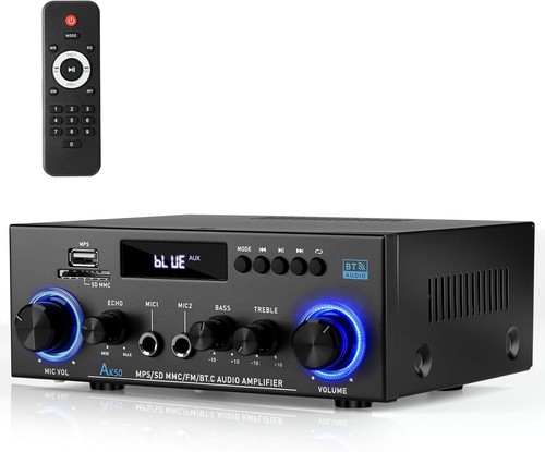 Stereo audio hifi amplifier - stereo,