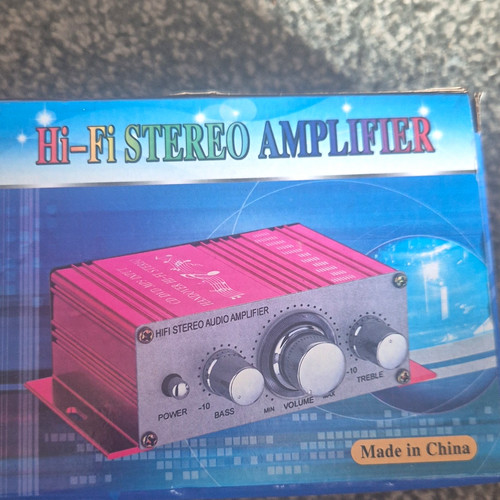 Mini stereo amplifier - stereo,