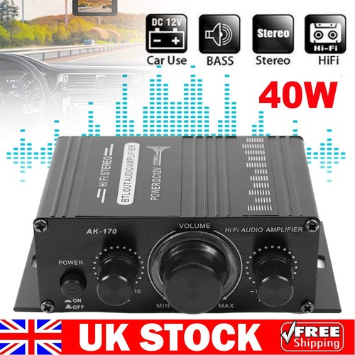 40w 12v stereo audio - 12v,